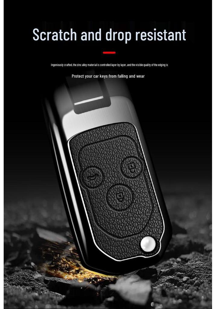 High-End Key Case for Accord, Civic, Odyssey, Fengfan, 8th Gen CRV - Full Coverage Protective Shell