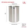 304 Stainless Steel Drop-proof Straight Cylinder Water Cup Without Handle.