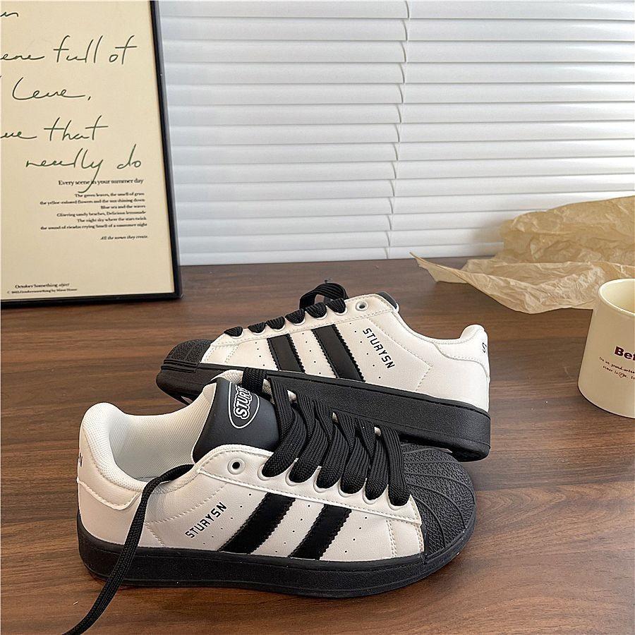 Shell head board shoes campus style summer new soft-soled fashion casual shoes girls little white shoes low-top trendy shoes