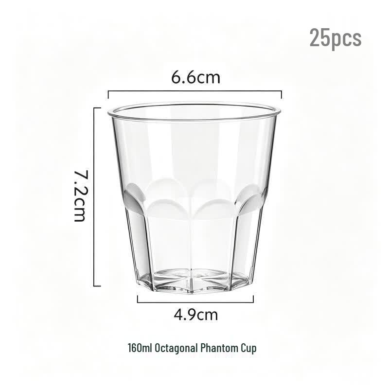 Shaoshan Thickened Octagonal Disposable PS Cups