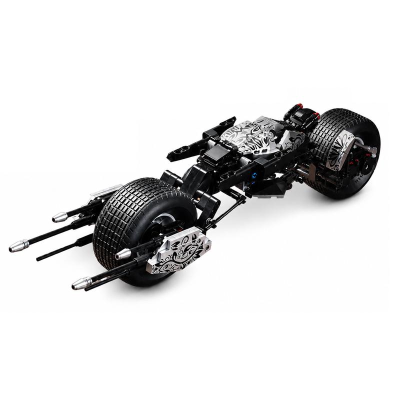 Bat Motorcycle MOC Building Blocks Vehicle Sets Dark Motorbike Knight Birthday Gifts Adult Ornaments Bricks Assembly Toys 497pcs