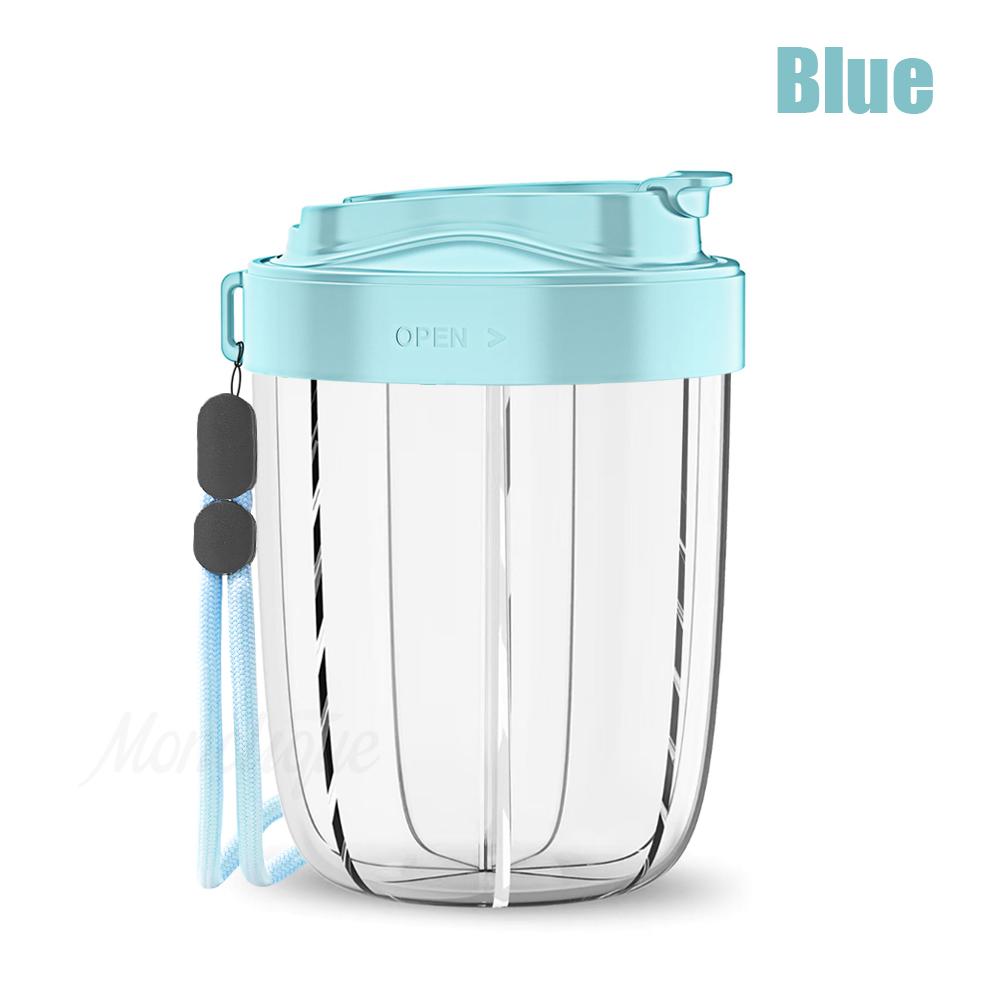 Extra-Large 7 Compartment Giant Pill Container Storage Tablet Vitamins Medicine Fish Oils Travel Holder Medication Dispenser Box