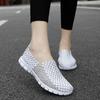 Summer Women Lightweight Slip On Sneakers Casual Plus Size Flats Moccasins Soft Beach Walking Sports Shoes