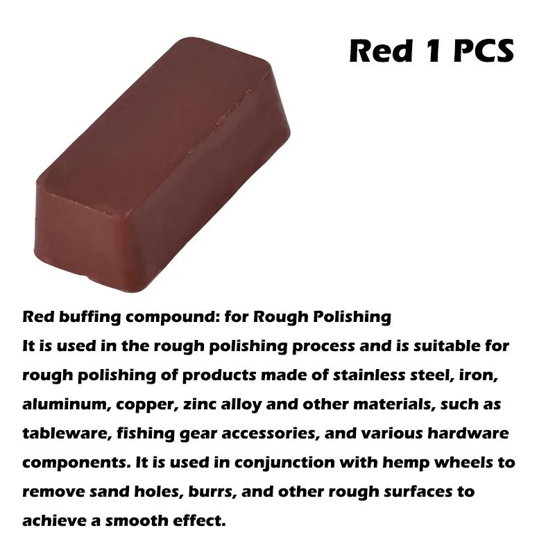 1pc-6pcs Metal Polishing Compound Kit Buffing Compound Bars Set for Jewelers,Aluminum Cutting Scratch Repair and Removal