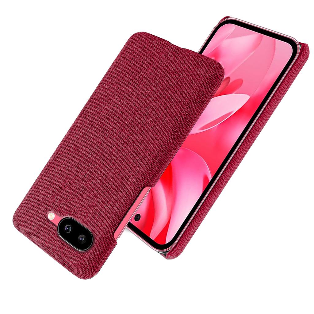 For Google Pixel 9a Phone Case Cloth Texture Anti-Scratch Protective PC Back Cover