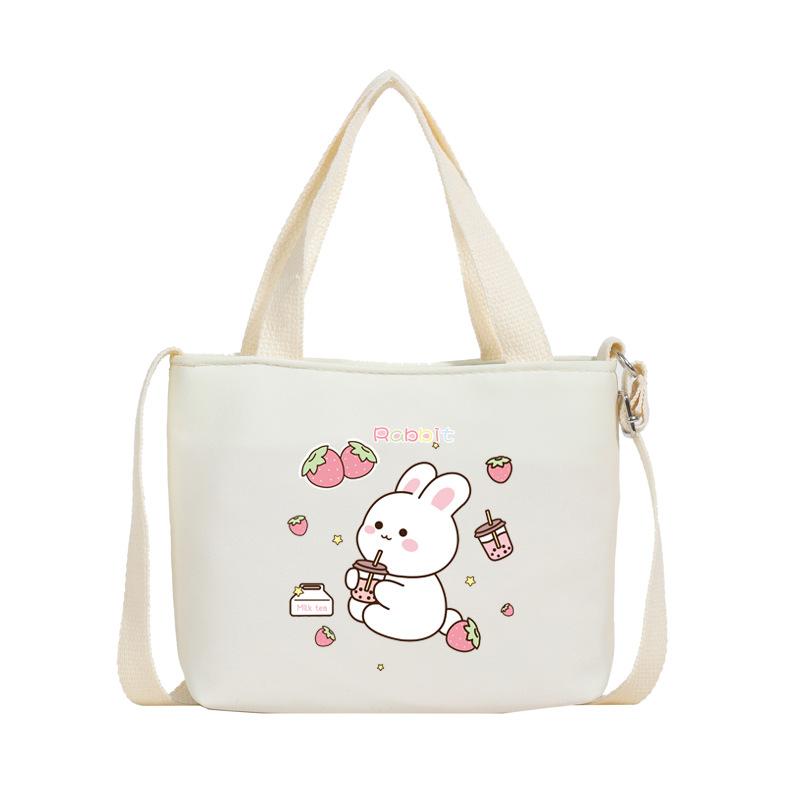 Fun And Colorful Animal Print Snack Bag For Children Featuring Rabbit Design