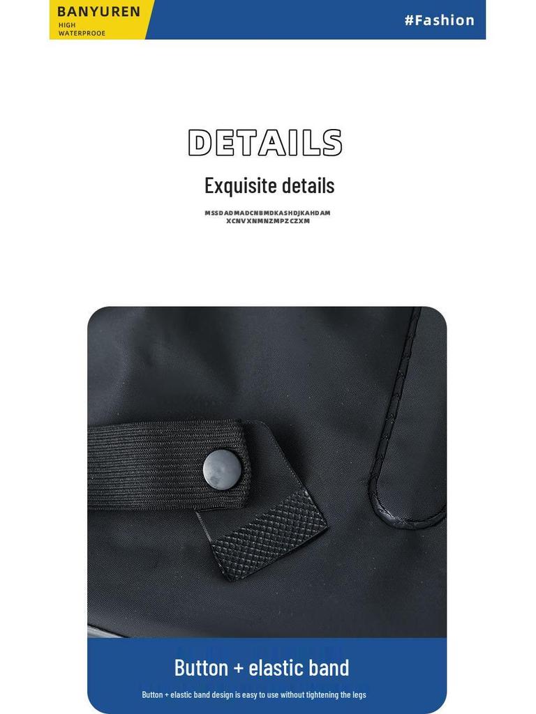 Hohe Wasserdichte Rutschfeste Überschuhe: Langlebig, sanddicht und schneesicher für den Außenbereich für Männer und Frauen