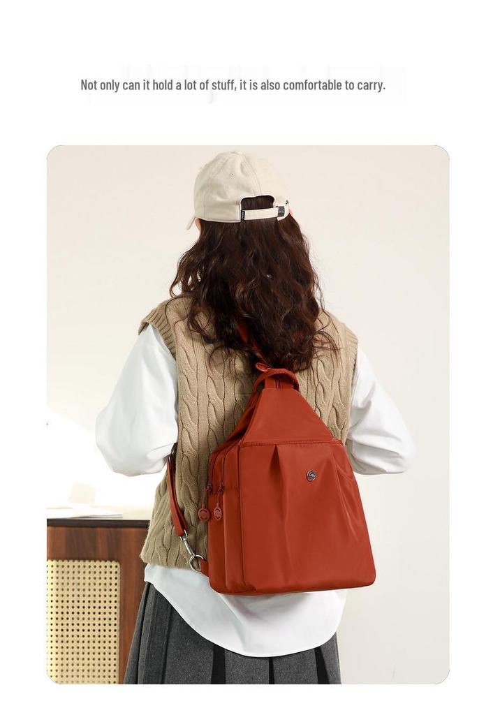 Women's Multifunctional Crossbody Backpack: Fashionable, Large-Capacity Travel and Outdoor Bag