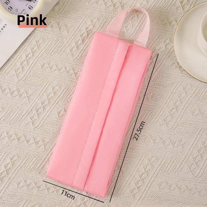 

Travelling Underwear Home Handheld Portable Suitcase Split Storage Bag рожевий