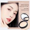 Misty Powder Foundation: Long-lasting, Oil Control, Waterproof & Sweatproof, Brightens Skin, with Stay-Put Setting Compact.