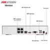 NVR Hikvision PoE de 4 Canais plugue CN (adaptador incluso)