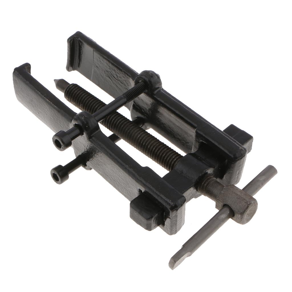 Black Adjustable Two Jaw Bearing Puller Tool Steel Aolly Pulley - as described+as described, 4 inch