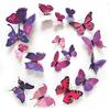New Gossip Girl Same 12Pcs/Set 3D Butterfly Wall Stickers Living Room Butterflies Decors For Home Fridge Decoration