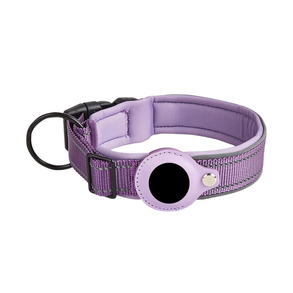 Reflective Dog Positioning Collar GPS Medium And Large Dog Non-strangle Neck Ring Pet Tracking -lost Collar Traction Rope