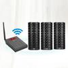 Restaurant Wireless Calling System Queuing Buzzer with 30pcs Coaster Pagers and A Keypad 100‑240V