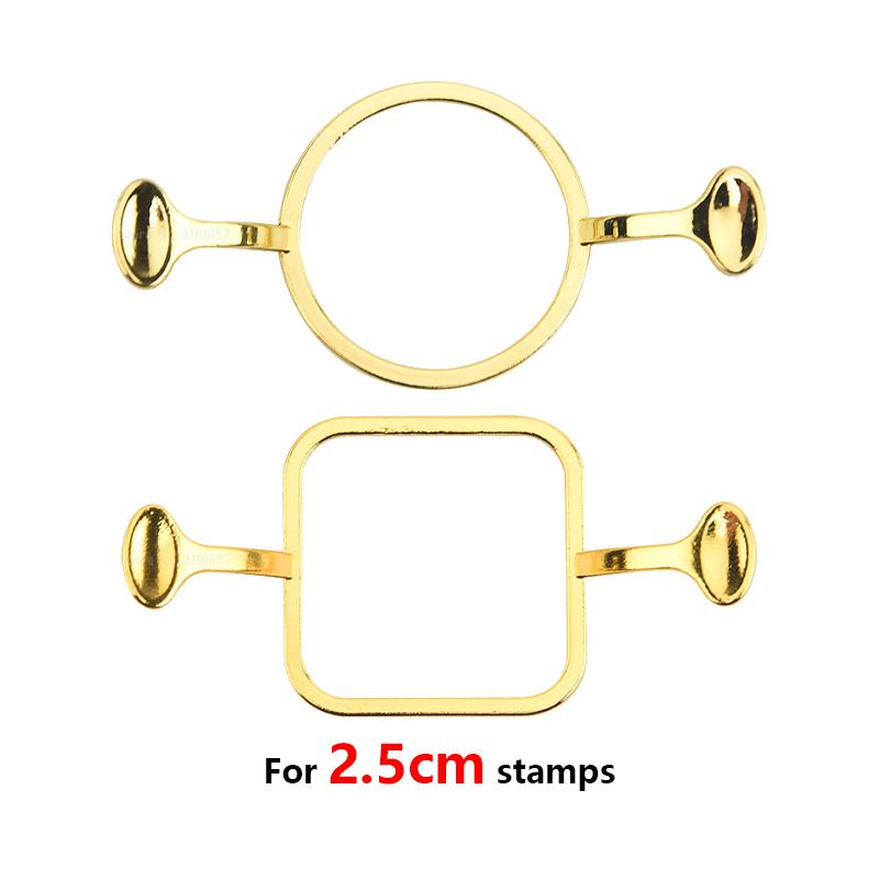 2/1pcs Wax Seal Stamp Molds Fixer Love Round Flower Shape DIY Tools Invitation Greeting Card Wedding Seals for 2.5cm Seal Stamp