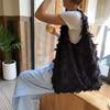 Tassels Diamd Women's Shoulder Bag Large Capacity Female Vest Shopping Bags Soft Canvas Ladies Commute Tote Purse Handbags
