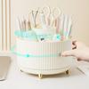 New Large Capacity 360 Rotating Makeup Organizer Desktop Cosmetic Storage Box Lipstick Makeup Brush Pen Holder for Bathroom