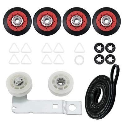 4392067 Dryer Maintenance Kit Includes Support Rollers Idler Pulley Assembly and Drum Belt for Seamless Installation