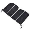 33x27cm Universal Car Mirror Cover Side View Mirror Cover Black Auto Rearview Protection Protector