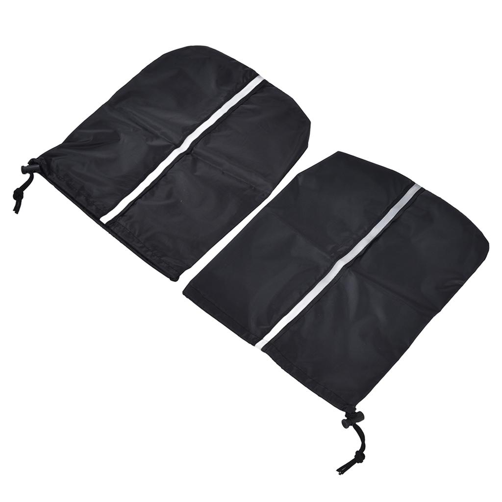 33x27cm Universal Car Mirror Cover Side View Mirror Cover Black Auto Rearview Protection Protector