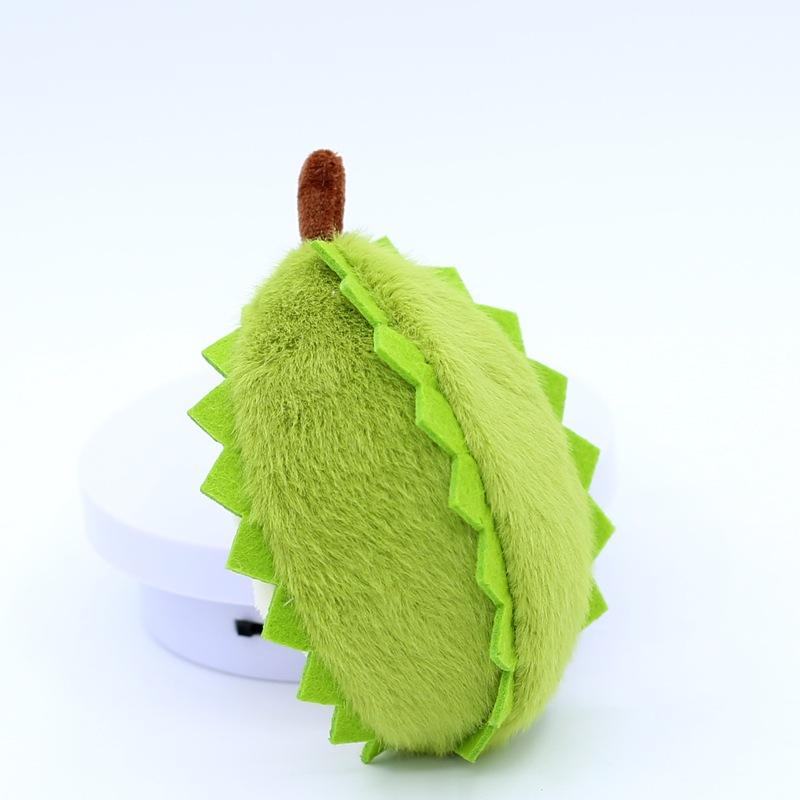 Duriandocka Plyschleksak Avstressningsdocka Kreativ Simulering Frukt Nyckelring