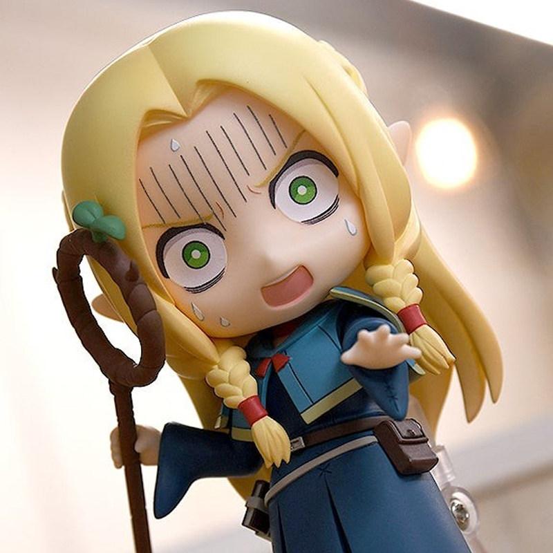 10CM Delicious In Dungeon Figure Marcille Laios Desktop Pc Case Car Ornament Collectible Toys Anime Model Kit Surprise Gift