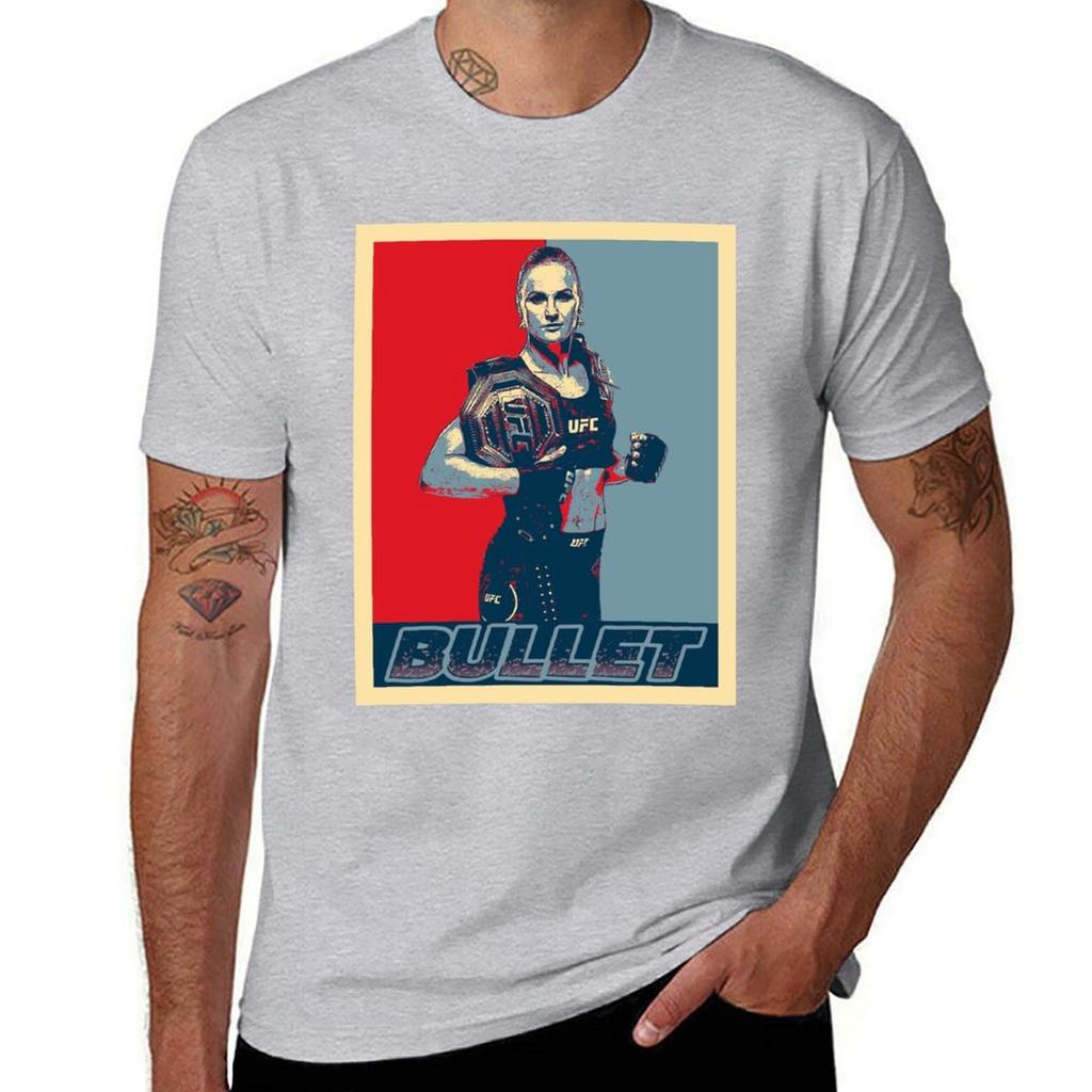 Valentina Shevchenko bullet T-Shirt vintage summer tops hippie clothes oversized graphic tee mens t shirts