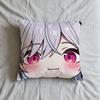 Face Impact Cushion Cover Soft Case Genshin Sofa Living Game Room Home Comfortable Office Decor Protective Q Cute Pillow