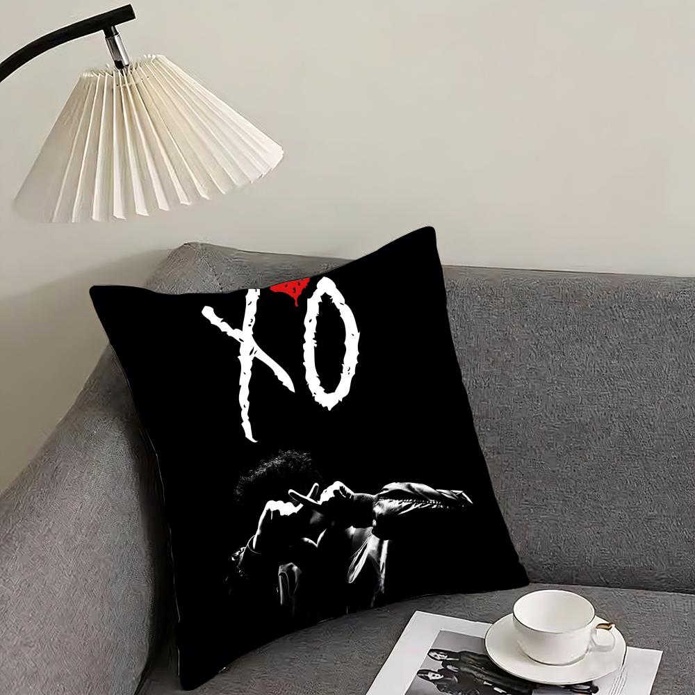 Classic Singer The Weeknd After Hours Cushion Cover Reversible Plush Pillow Cover – For car, sofa, bedroom, perfect as a gift.