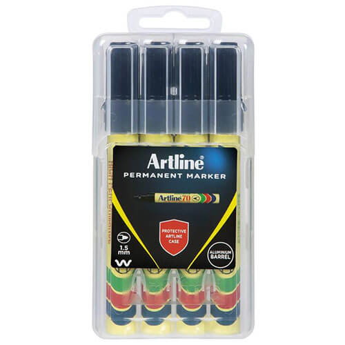 Artline Permanent Marker 1.5mm Bullet (Black)