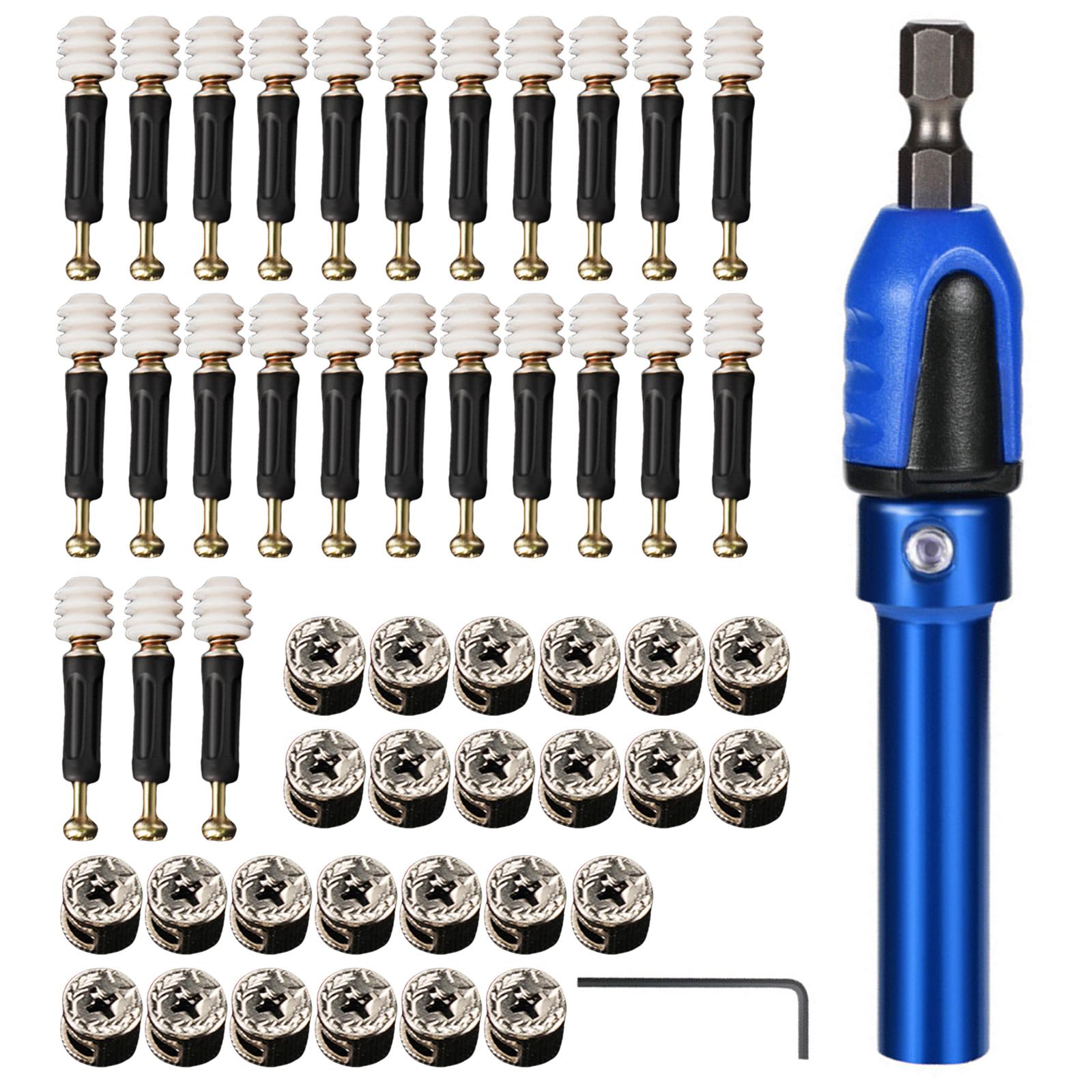

Магнитный держатель бит 3 в 1 из высокоуглеродистой стали, набор головок для винтов с регулируемой глубиной, для повышения стабильности синий