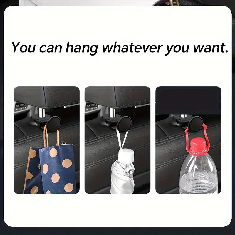 1PCS Car Hook ABS Car Seat Back Hidden Hook Car Rear Small Item Storage Hook Bag Fixation and Small Item Storage