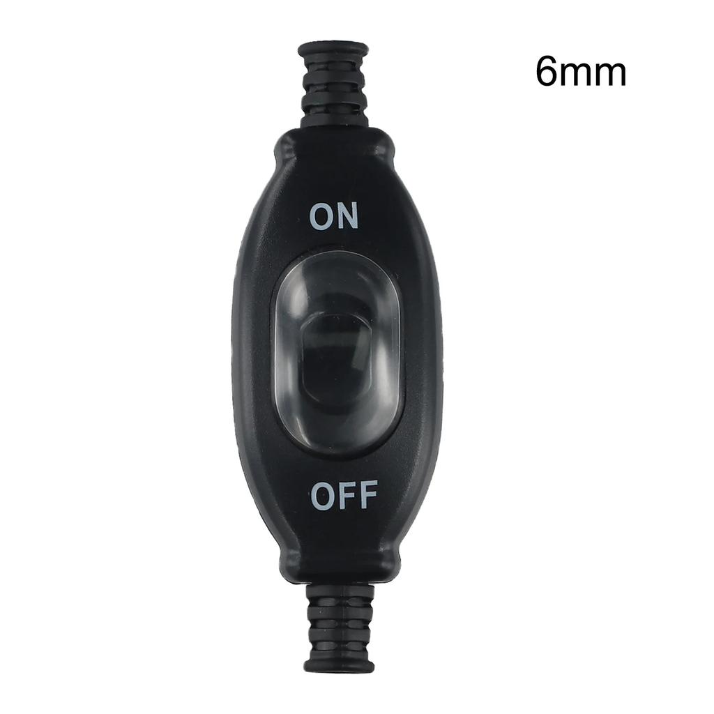 204 IP65 Waterproof Dustproof In-line Switch Silver Contact Double Cut Switch High Working Power ON-OFF Push Button 3A 250V