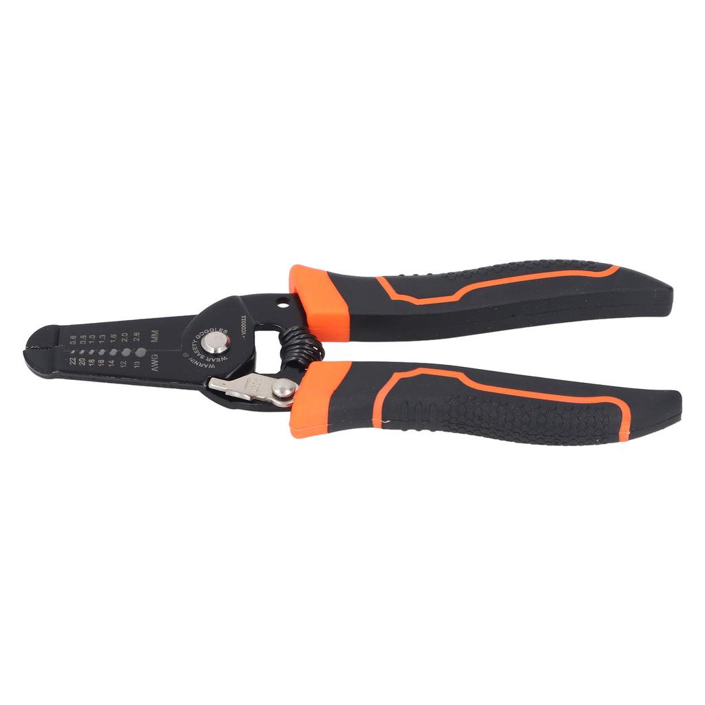 Hand Wire Stripper CrV Steel Multifunctional Wire Stripping Pliers for 10 12 14 16 18 20 22 AWG