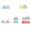 Happy Birthday Cutting Dies Embossing Stencil Mould DIY Scrapbook Photo Album Crafts