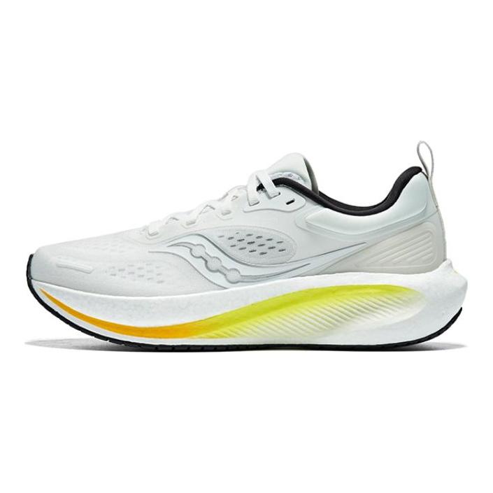 SAUCONY Surge 3 Cushioning And Breathable Low Top Casual Running Shoes Men's White Black Saucony S28221-1