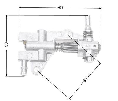 Oil Pump Nac Sps01-45 Cs4500 Cs5200 Market Chainsaws Nz97