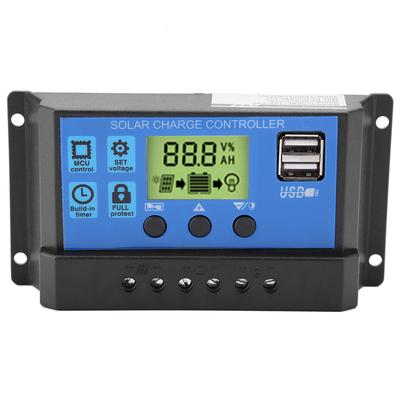 PWM 12V 24V Dual USB Solar Panel Charge Controller Regulator LCD Display 20A (YJSS20A)