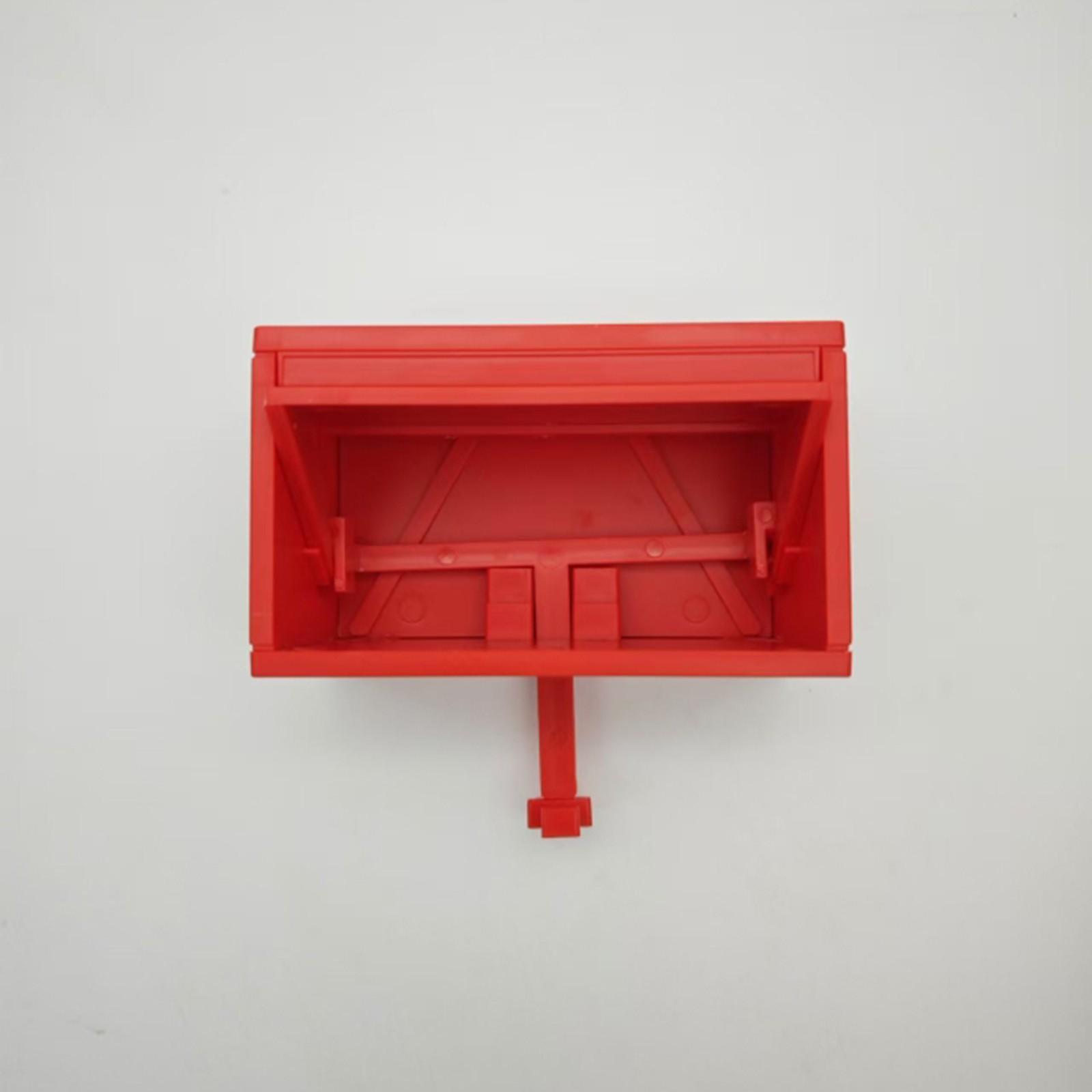 

Держатель ключей для гаража с открывающейся дверью, держатель ключей для стены, забавный 3D-печатный органайзер для ключей, настенное крепление, простая установка вешалки для ключей для прихожей One Size красный