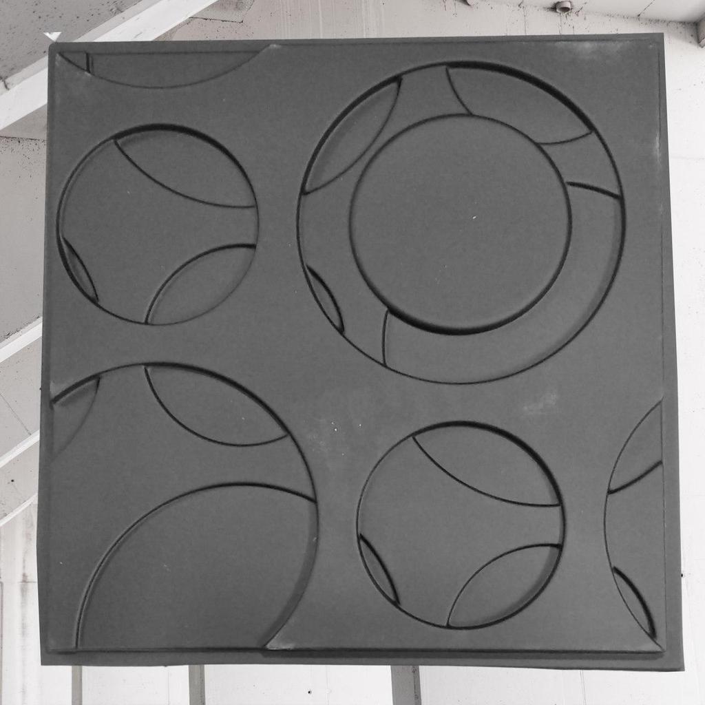 Plastic mold for the manufacture of 3d panel "Marshmalloy"(3D mold for decorative wall panels for gypsum and concrete) Wall decor.