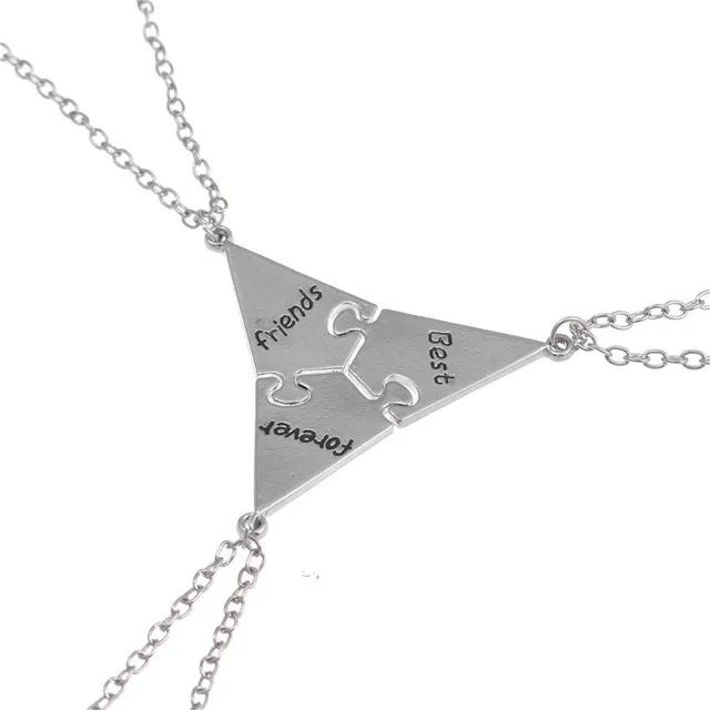 3/4/5/6/7/8/9/10PCS Best Friend Good Friends Necklace Friendship Letter BFF Pendant Necklace Fashion Graduation Ceremony Gift