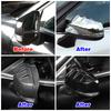 For Toyota Highlander XU70 2024 Exterior Part Modify Side Mirror Cover Rearview Rain Eyebrow Shield Sun Visor Shade Trim Sticker