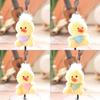 Cute Yellow Duck Plush Keychain With Super Soft Short Plush For Bag Decoration And Gift