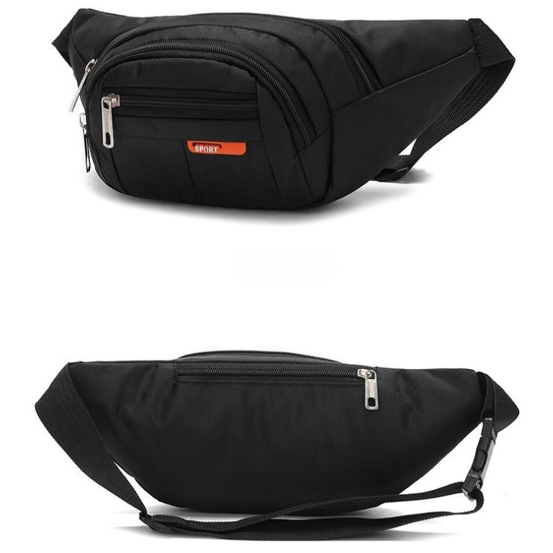 Wasserdichte Sport-Hüfttasche Unisex Bauchtasche Mehrere Taschen Gürteltasche Crossbody Brust-Schlingentasche zum Laufen Reisen Wandern Radfahren