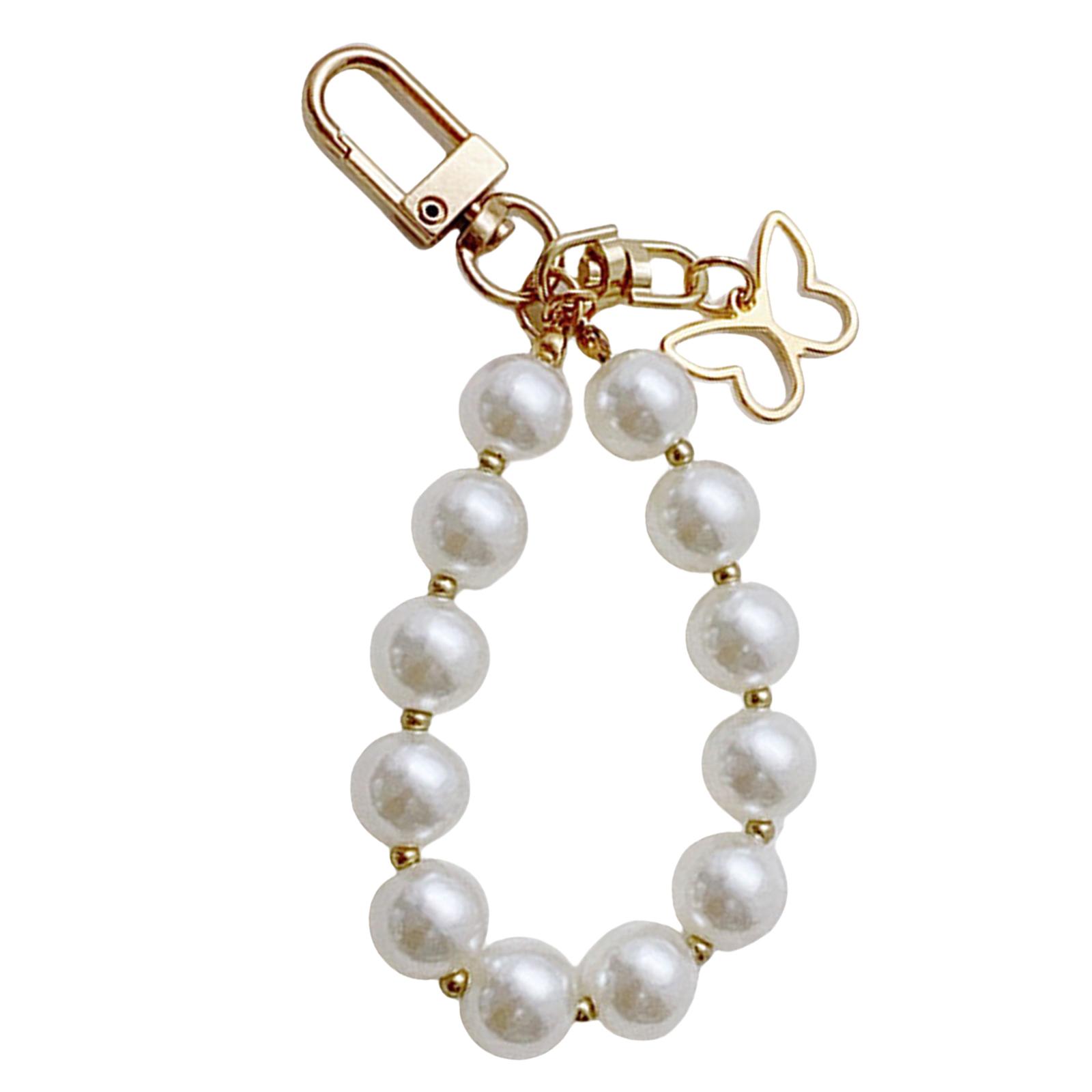 

Элегантный брелок в виде банта/бабочки/сердца из ленты, вдохновленный балетом, с бисером. Стильный аксессуар для ключей для любителей моды. B