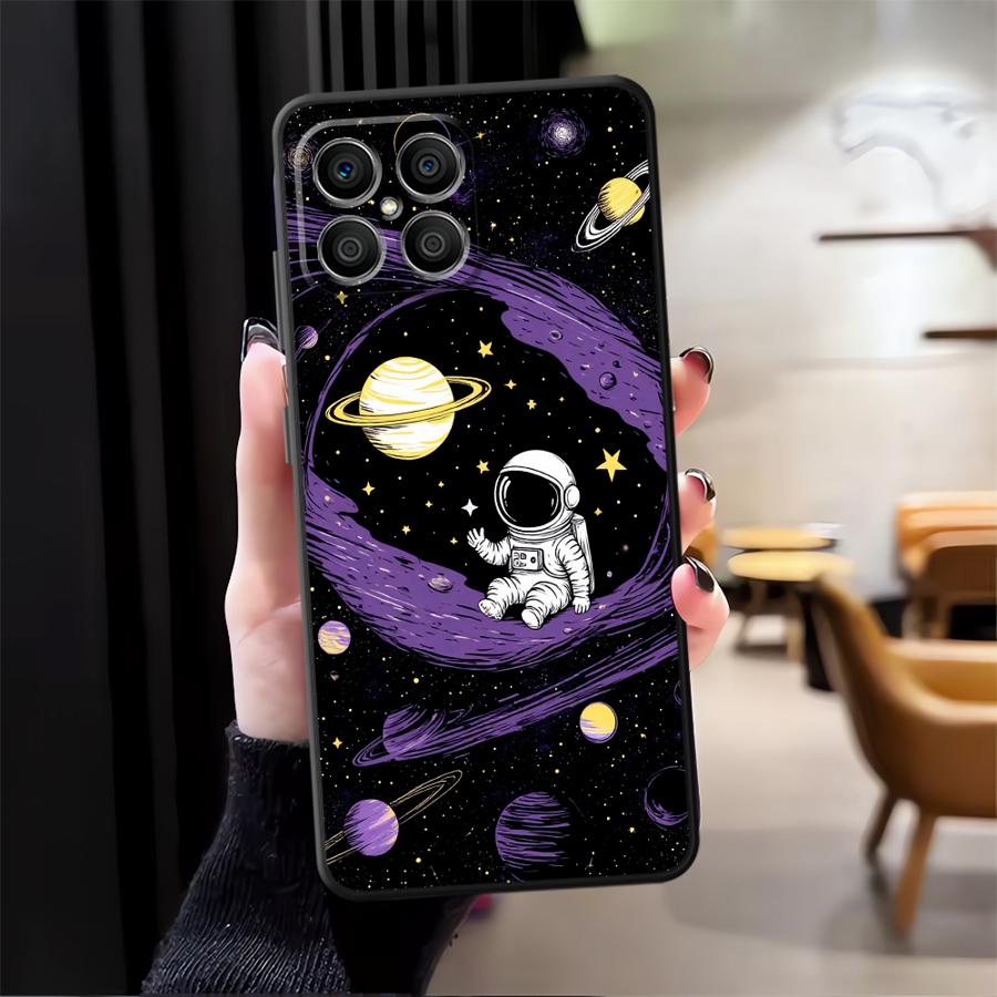 Hülle für Honor X9a X7 90 8X 70 X8 200 400 Lite X5b X6 Magic5Lite Funda Handyhülle Cartoon-Astronaut