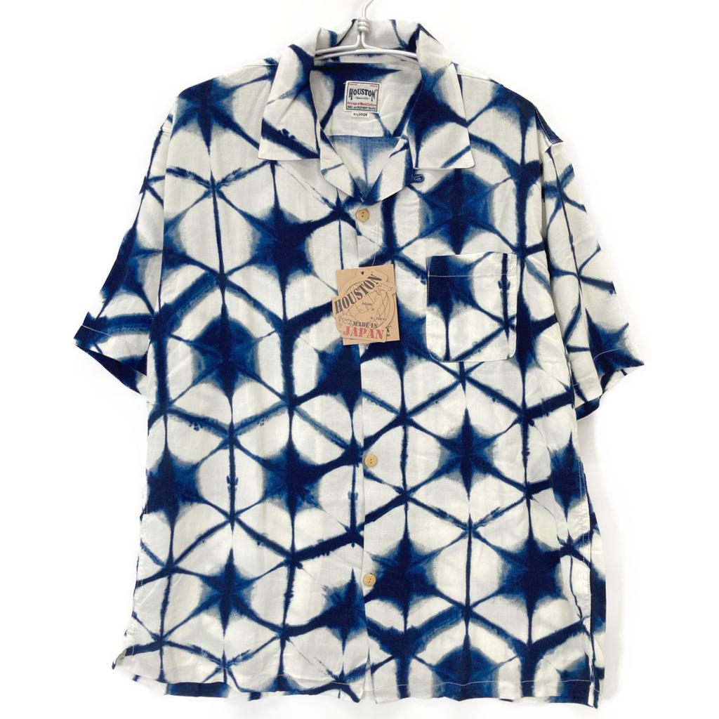 HOUSTON Off-white rayon wool aloha shirt 41249 tops XL Off-white/blueUsed