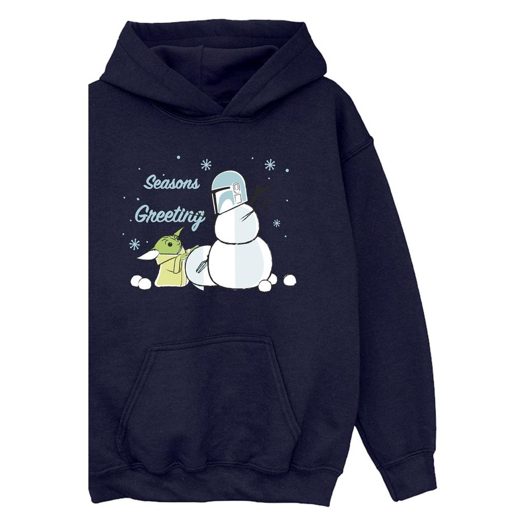 Star Wars: The Mandalorian Boys Seasons Greetings Hoodie
