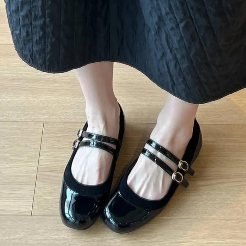 Fashion Elegant Ballet Flats Shoes Designer Loafers Shoes 2025 Summer New Brand Shallow Buckle Sandals Walking Soft Zapatillas De Mujer